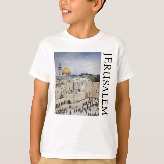 Camiseta Cúpula de la Roca | Plaza del Muro Occidental, Jer (Anverso)