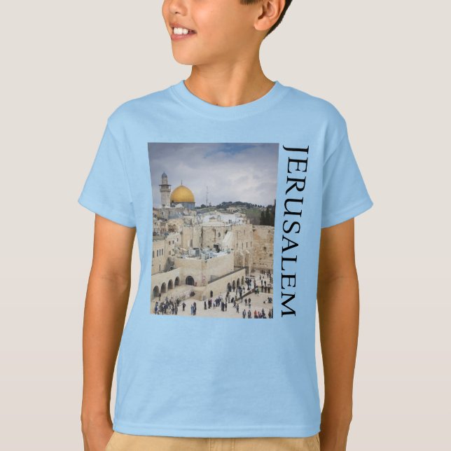 Camiseta Cúpula de la roca | Western Wall Plaza, Jerusalén (Anverso)