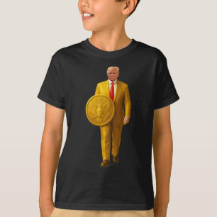 Camiseta Cúpula Dorada Trump Gran Mapa Americano Patriótico