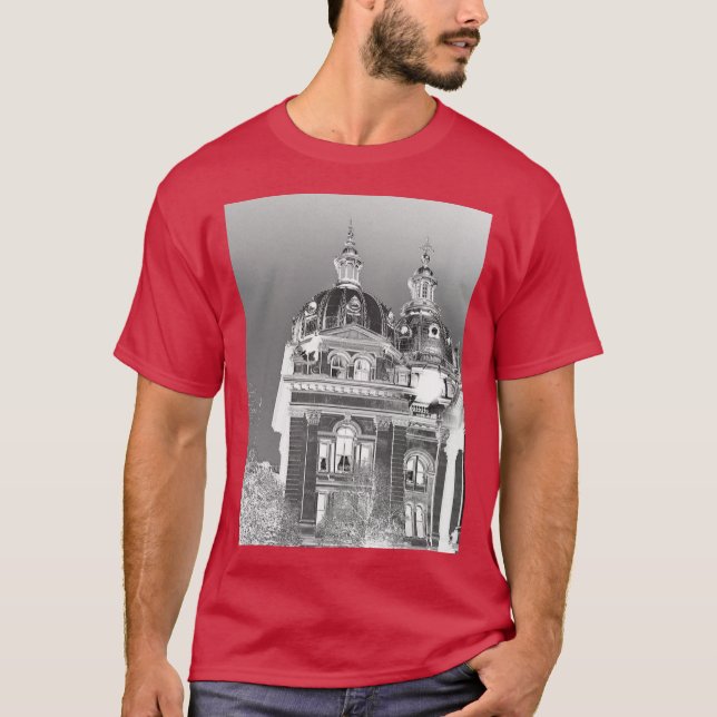 Camiseta Cúpulas de esqueleto (Anverso)
