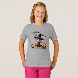 Camiseta Cura, bruja anime Halloween