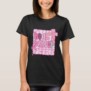 Camiseta Cura Cáncer Cree Dios Cristiano Cáncer de Seno Con
