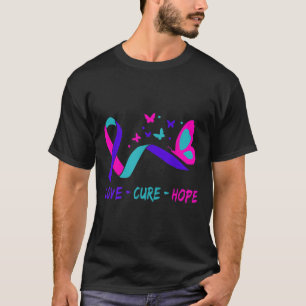 Camiseta Cura de amor Esperanza Cáncer cervical Guerrero Ma