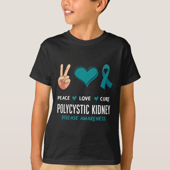 Camiseta Cura del amor Enfermedad renal poliquística Concie (Anverso)
