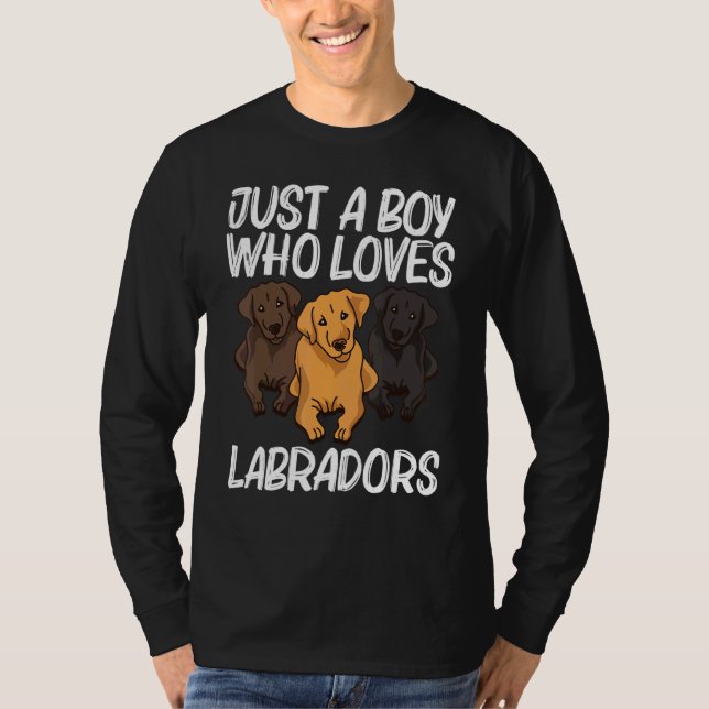 Camiseta Cura Labrador Para Niños Cachorros Animales De Per (Anverso)