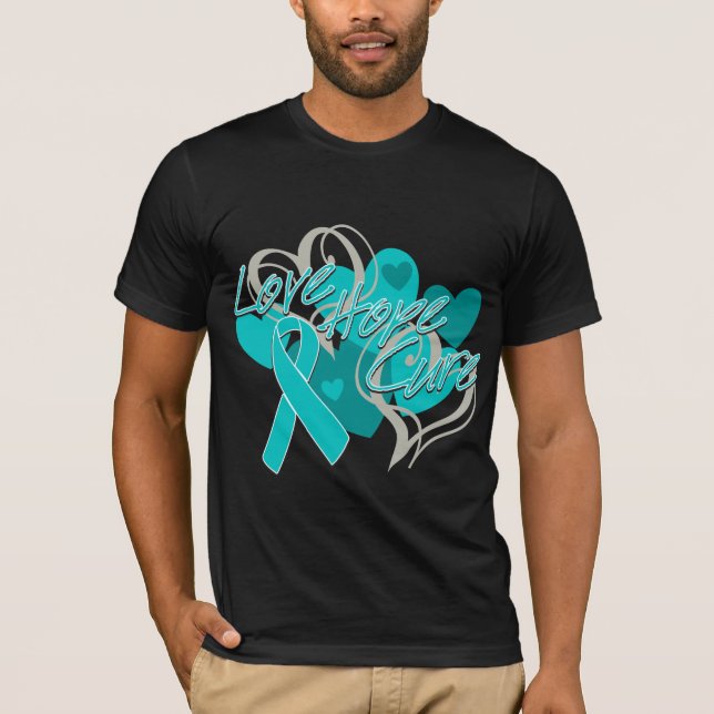 Camiseta Curación de la esperanza del amor de la enfermedad (Anverso)