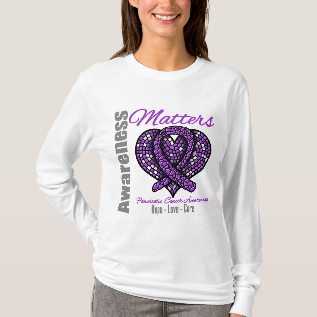 Camiseta Curación del amor de la esperanza - cáncer (Anverso)