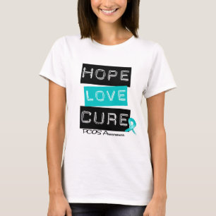 Camiseta Curación del amor de la esperanza de la concienci