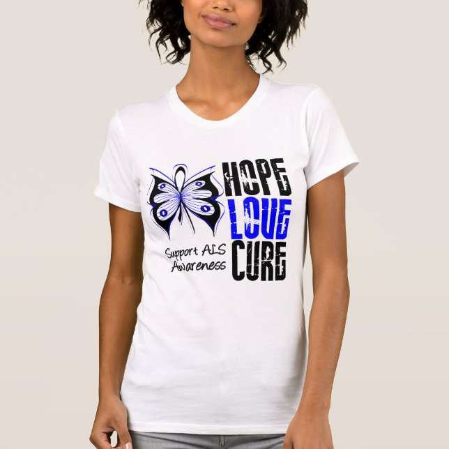 Camiseta Curación del amor de la esperanza de la conciencia (Anverso)