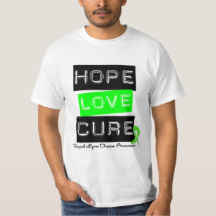Camiseta Curación del amor de la esperanza de la enfermeda