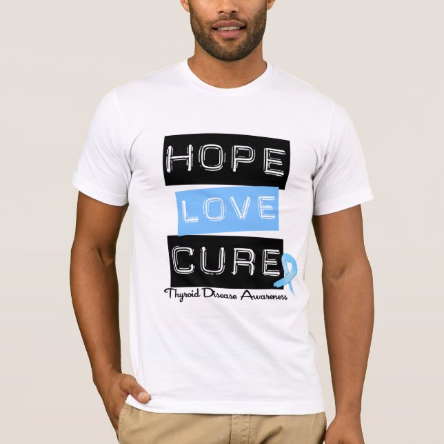 Camiseta Curación del amor de la esperanza de la enfermedad (Anverso)