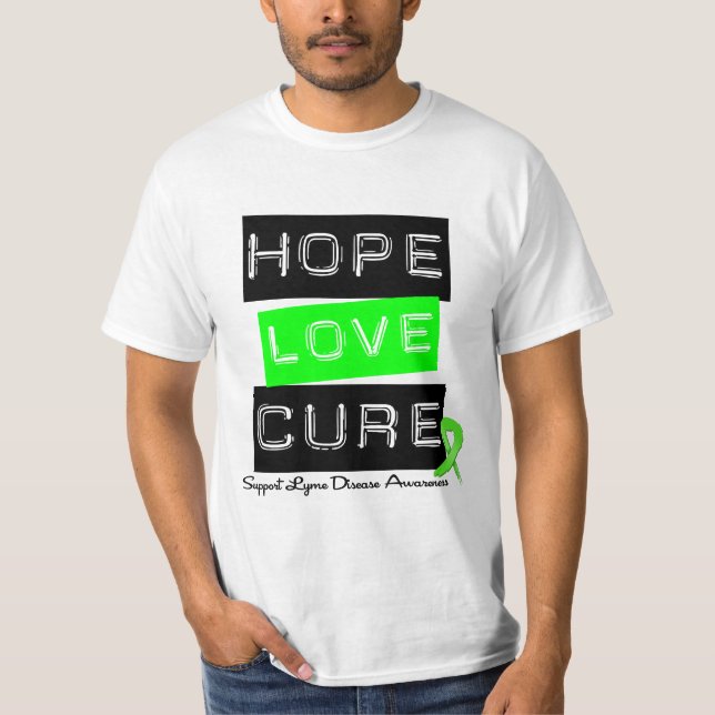 Camiseta Curación del amor de la esperanza de la enfermedad (Anverso)