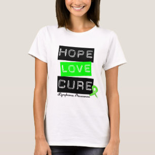 Camiseta Curación del amor de la esperanza del linfoma