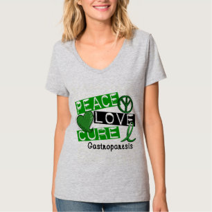 Camiseta Curación Gastroparesis del amor de la paz