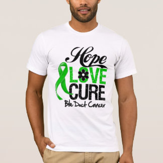 Camiseta Curación hepática del amor de la esperanza del