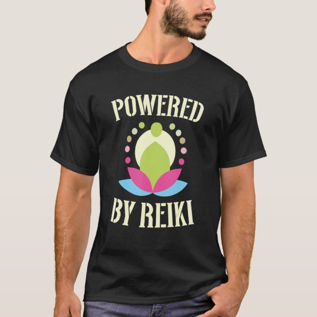 Camiseta Curación impulsada por el practicante de Reiki (Anverso)