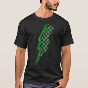 Camiseta Curación mental mundial de cinta verde iluminada p
