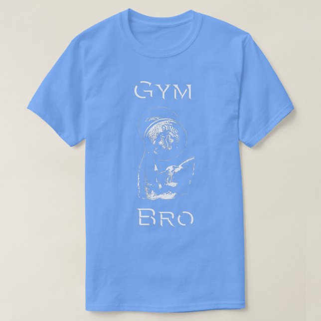 Camiseta Curado de gimnasia bro (Diseño del anverso)