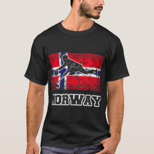 Camiseta Curado de la bandera de Noruega