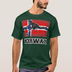 Camiseta Curado de la bandera de Noruega