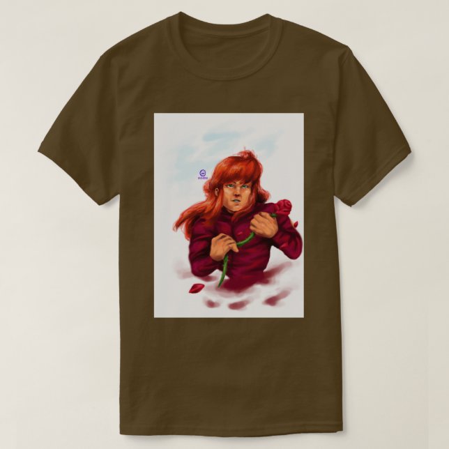 Camiseta Curama de colores acuáticos (Diseño del anverso)