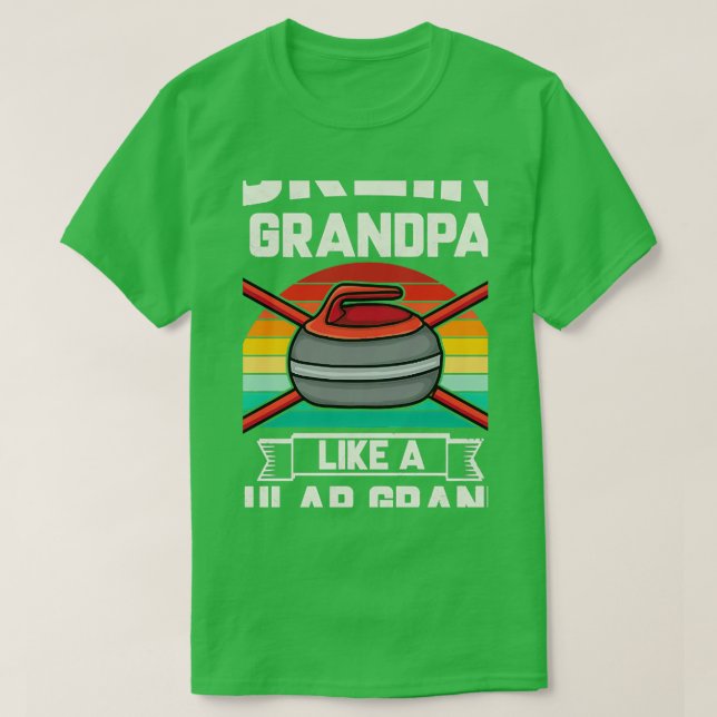 Camiseta Curando al abuelo como un abuelo común pero más fr (Diseño del anverso)