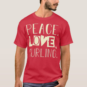 Camiseta Curando el amor por la paz curvando 2