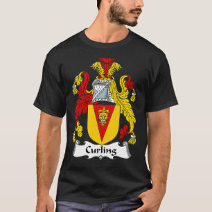 Camiseta Curando el escudo de armas en la barrera familiar