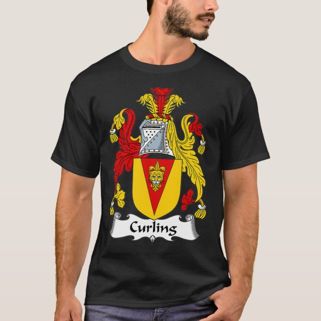 Camiseta Curando el escudo de armas en la barrera familiar (Anverso)