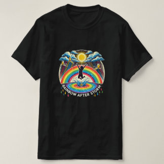 Camiseta Curando el viaje: Arcoiris de esperanza