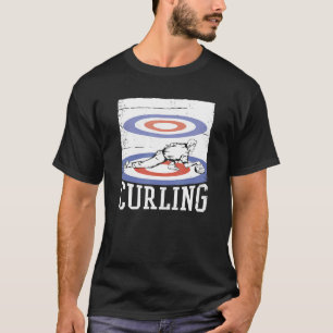 Camiseta Curando Ice Stick Disparando Piedras Ice Rink End 