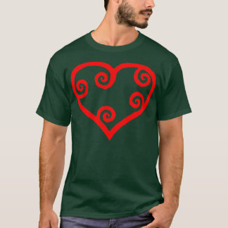 Camiseta Curando patología del corazón rojo