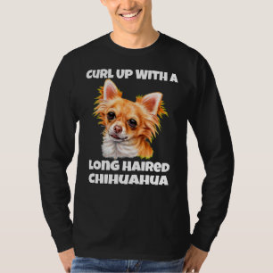 Camiseta Curar Con Un Largo Pelo De Perro Chihuahua