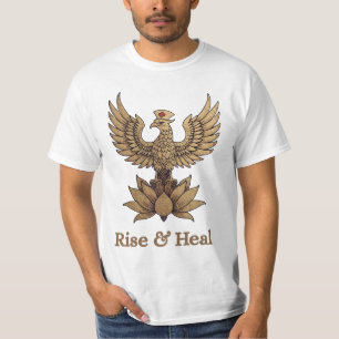Camiseta Curar Phoenix - "De llamas curadoras, pérdida de c