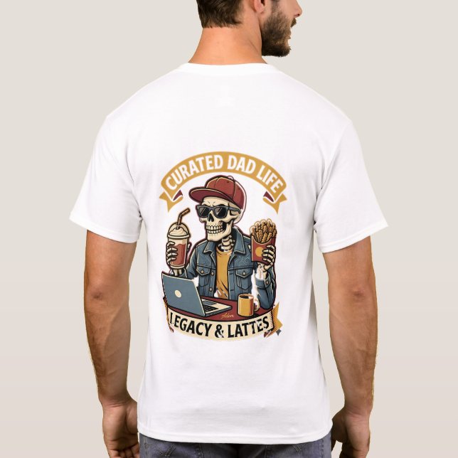 Camiseta Curated Dad Life (Reverso)