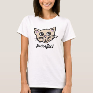 Camiseta cúrcuta / gata cara purrfecta camiseta gr