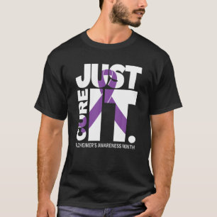 Camiseta Cure Alzheimers Awareness S Ribbon