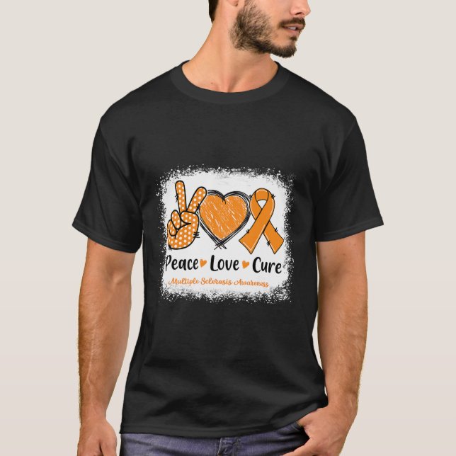 Camiseta Cure Amor Esclerosis Múltiple Sra. Naranja de Conc (Anverso)