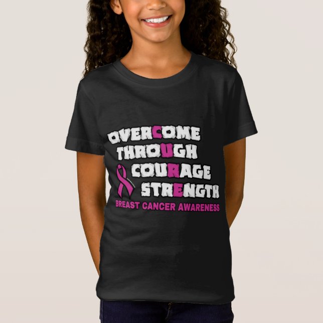Camiseta CURE... Cáncer de mama (Anverso)
