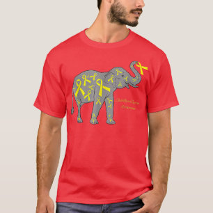 Camiseta Cure Childhood Cancer Elephant 1340