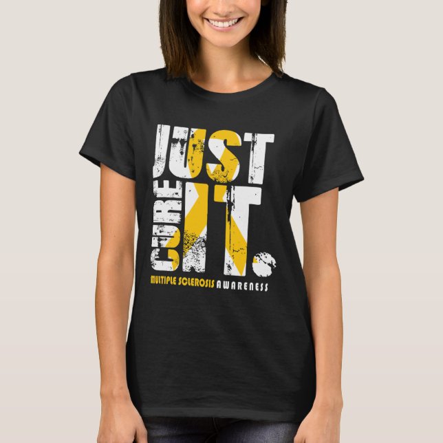 Camiseta Cure It Multiple Sclerosis Awareness Support (Anverso)