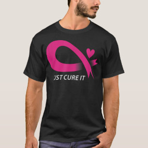 Camiseta Cure It Pink Breaking Cancer Awareness Ri