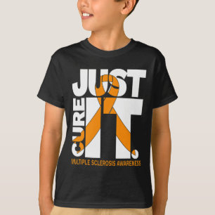 Camiseta Cure la cinta de la esclerosis múltiple