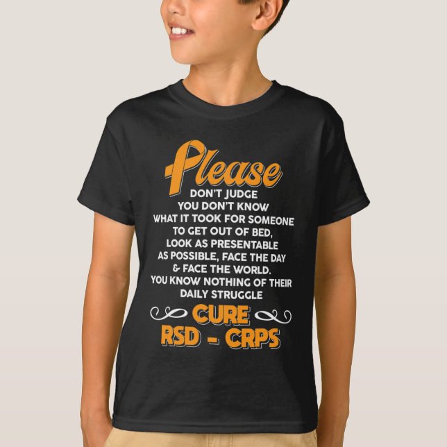 Camiseta Cure Rsdcrps Apoya La Conciencia De Rsdcrps (Anverso)