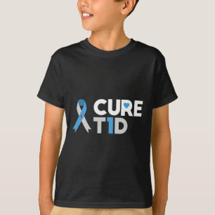 Camiseta Cure T1d Diabetes Conciencia Tipo 1 Insulina Pancr