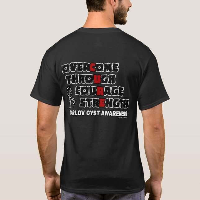 Camiseta CURE...Tarlov Cyst (Reverso)