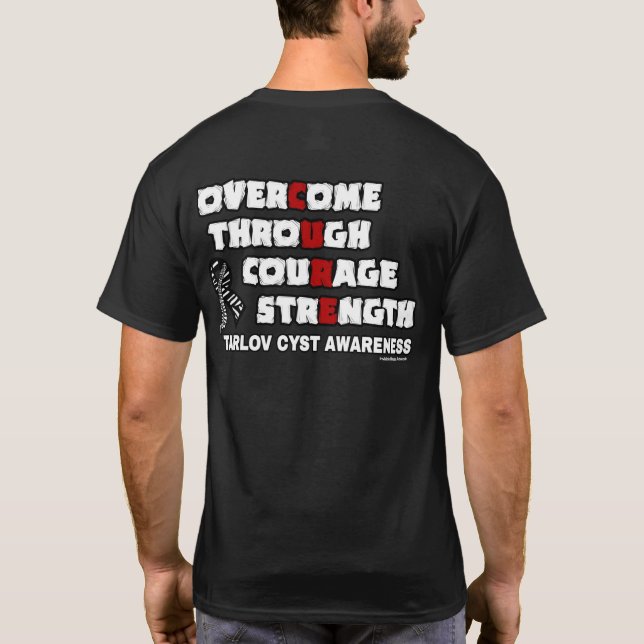 Camiseta CURE...Tarlov Cyst (Reverso)
