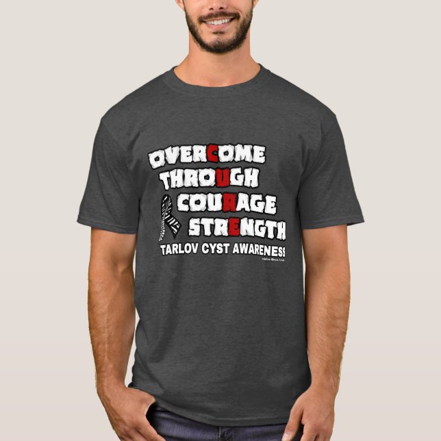 Camiseta CURE...Tarlov Cyst (Anverso)