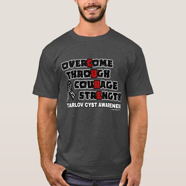 Camiseta CURE...Tarlov Cyst (Anverso)