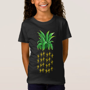 Camiseta Curiosa bailarina de ballet Pineapple Fruit Lover 